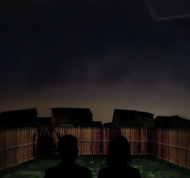 Official FBI digital rendering of a dark translucent triangle, 2023