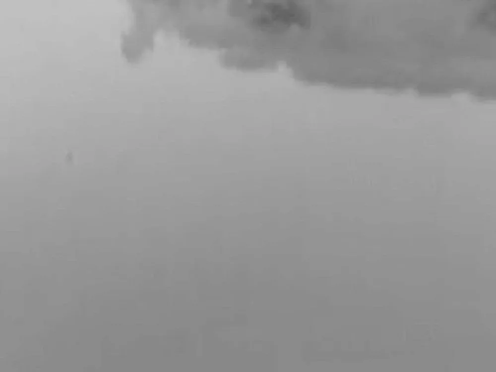 Official DVIDS still from FBI-UAP-PR007 Slow-moving Objects 2026